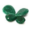 Image 1 : Natural 319.29ctw African Emerald Pear Shape (4) Stone