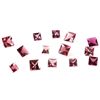 Image 1 : Natural 3.53ctw Pink Tourmaline Square 3-4mm (11) Stone