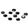 Image 1 : Natural 11.04ctw Black Sapphire Oval Stone 7x5 (10)