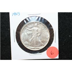 1943 Walking Liberty Half Dollar