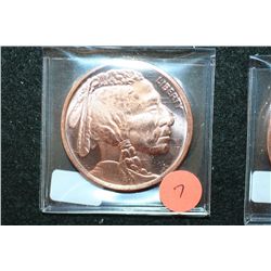 2012 Copper Round; .999 Fine Copper 1 Oz.