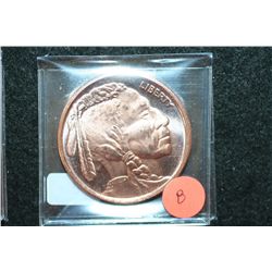 2012 Copper Round; .999 Fine Copper 1 Oz.