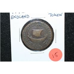 1792 England Isle of Wight Half Penny-Condor Token, Kobert Bird Wilkins