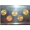 Image 1 : 2002-D US Mint State Quarter Set; Layered in 24K Gold, BU