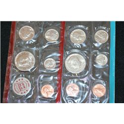 1972 US Mint Coin Set; P&D Mints, UNC