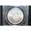 Image 1 : 1878 Silver Morgan $1; PCGS Graded MS62, 7/8 Tailfeathers; Weak
