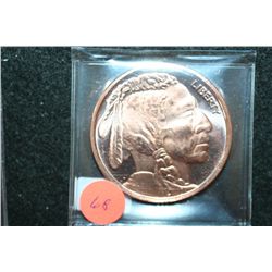 2012 Copper Round; .999 Fine Copper 1 Oz.