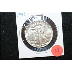 1943 Walking Liberty Half Dollar