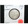 Image 1 : 1938A German 2 Reichsmark Foreign Coin W/Flying Eagle Holding Swatstika