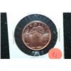 Image 1 : Golden State Mint "Standing Liberty" Copper Round; .999 Fine Copper 1/4 Oz.