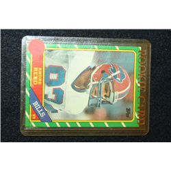 1986 NFL Topps Andre Reed-Buffalo Bills Rookie Football Trading Card