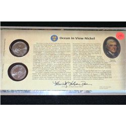 2005 Westward Journey Nickel Series; Ocean in View Nickel Set; P&D Mints