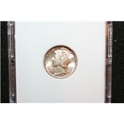 1943-D Mercury Dime; MCPCG Graded MS63