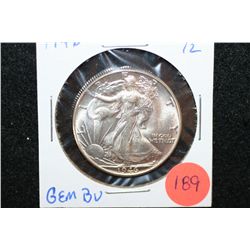 1946 Walking Liberty Half Dollar; Gem BU