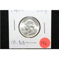 1941-P Washington Quarter; Choice BU