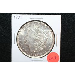 1921 Silver Morgan $1