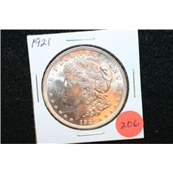 1921 Silver Morgan $1