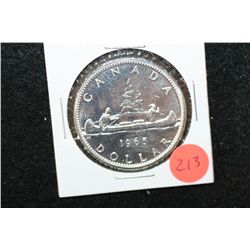 1965 Canada $1 "Canoe" Foreign Coin