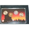 Image 2 : 2009 Native American "Sacagawea" Golden Dollars; Colorized, 24K Gold Enhanced, Genuine Silver Enhanc