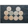 Image 2 : Indian Head One Cent; Various Dates & Conditions; Lot of 10