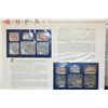 Image 2 : 1985 US Mint Coin Set Commerating Reagan departs for Summit W/Gorbachev, P&D Mints, UNC W/Postal Sta