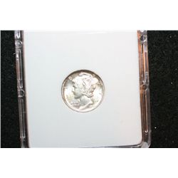 1943 Mercury Dime; MCPCG Graded MS63