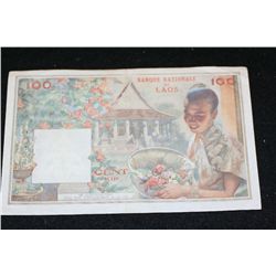 Laos 100 Cent Kip Foreign Bank Note