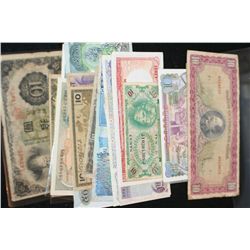 Foreign Bank Note; Various Dates, Conditions & Denominations; Lot of 20