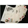 Image 1 : 1986-1991 First Day Issue Postal Stamp; Lot of 50