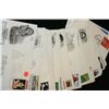 Image 2 : 1986-1991 First Day Issue Postal Stamp; Lot of 50