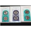 Image 2 : 2003 Arkansas State Quarter Set; P&D Mints, 2004 Wisconsin State Quarter Set; P&D Mints & 2004 Texas