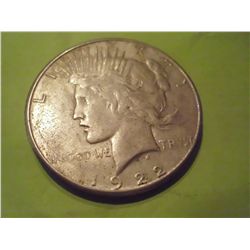 1922-S Silver Peace Dollar