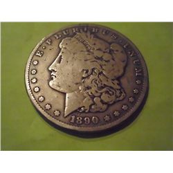 1890-S Morgan Silver Dollar