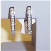 Image 1 : 20 Stone White Gold Diamond Eearings