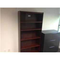 MAHOGANY 6' TALL BOOKSHELF