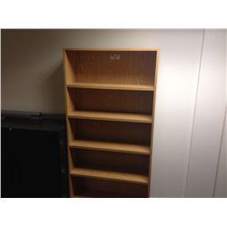 OAK 6' TALL BOOKCASE