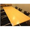 Image 1 : MAPLE 10' BOARDROOM TABLE