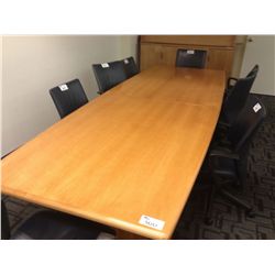 MAPLE 12' BOARDROOM TABLE