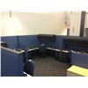 Image 2 : HAWORTH 4 PERSON OFFICE CUBICLE INC. DESKS,