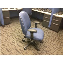NIGHTINGALE BLUE MIDBACK ERGONOMIC TASK CHAIR