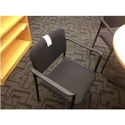 BLACK STACKING CHAIR