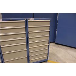 LISTA 9 DRW PARTS CABINET WITH CONTENTS