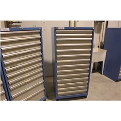 LISTA 14 DRW PARTS CABINET WITH CONTENTS