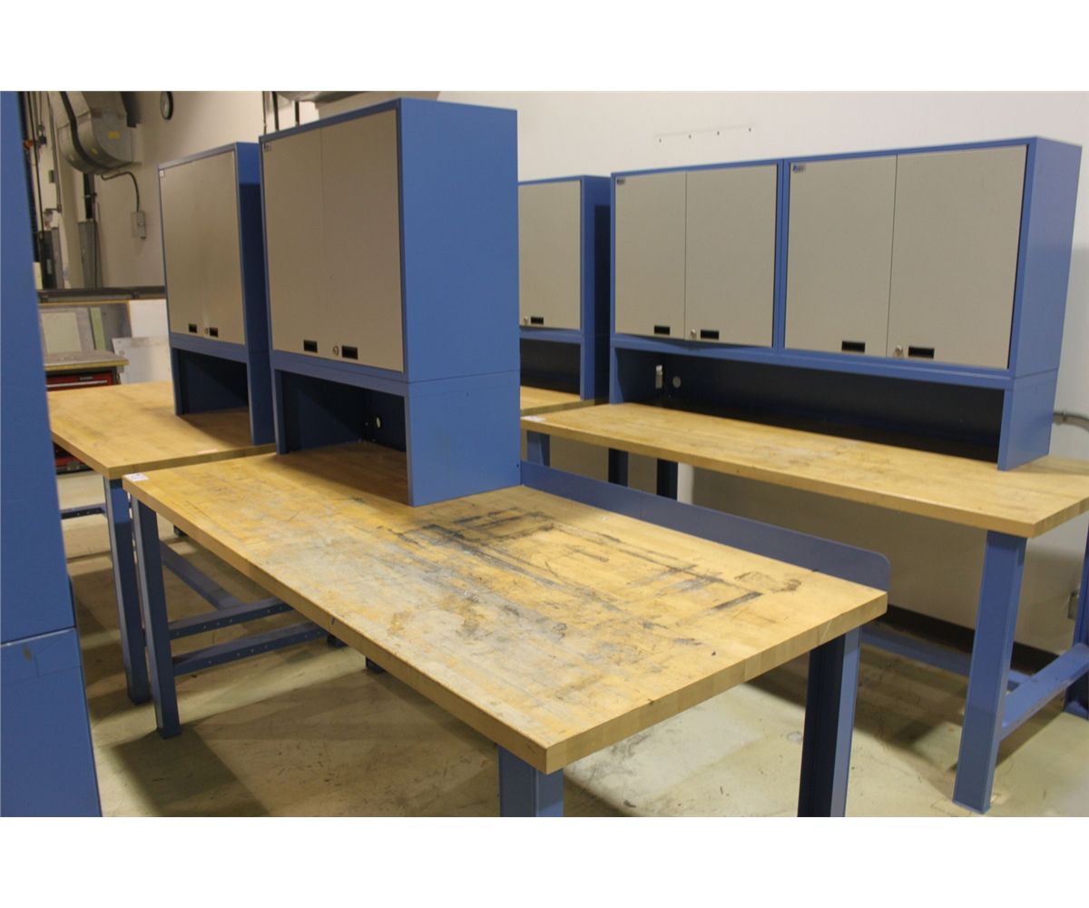 LISTA 3' X 8' SHOP BENCH WITH BENCH TOP TOOL