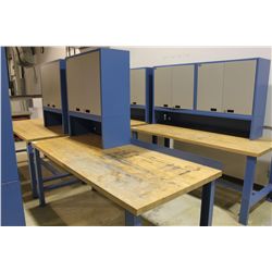 LISTA 3' X 8' SHOP BENCH WITH BENCH TOP TOOL