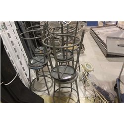 LOT OF STOOLS, GARBAGE CANS AND LIGHTS