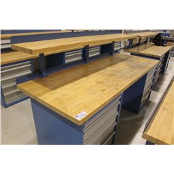 LISTA 3' X 8' SHOP BENCH WITH 5 DRW. AND 5 DRW