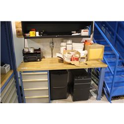 LISTA 3' X 6' BENCH WITH 4 DRW. CABINET