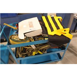 QTY. OF LIFTING STRAPS AND TOOLS