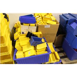 PALLET OF PARTS BINS